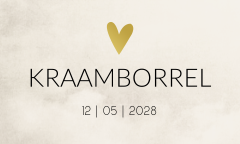 Label Kraamborrel Kraamfeest kaartje Geboorte