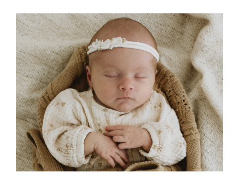 Fotolabel Extra groot Babyfoto