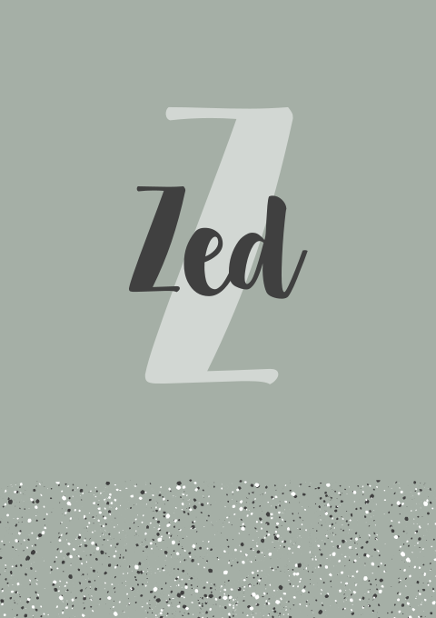 Geboortekaartje Jongen EarlyDew Stippen Initiaal