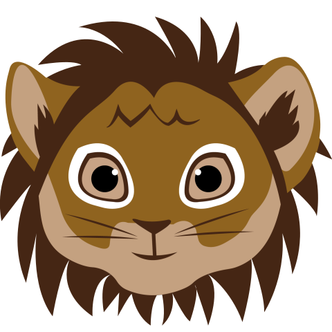 Gebootekaartje Jongen Stans Dierenkop Leeuw