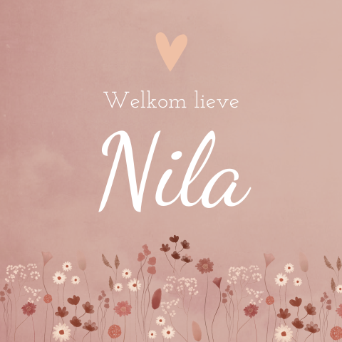 Tuinbord met bloemen Nila