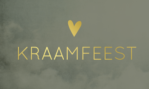 Label Kraamborrel Kraamfeest Geboorte kaartje