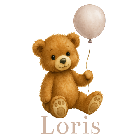 Geboortebord Jongen Beer Ballon