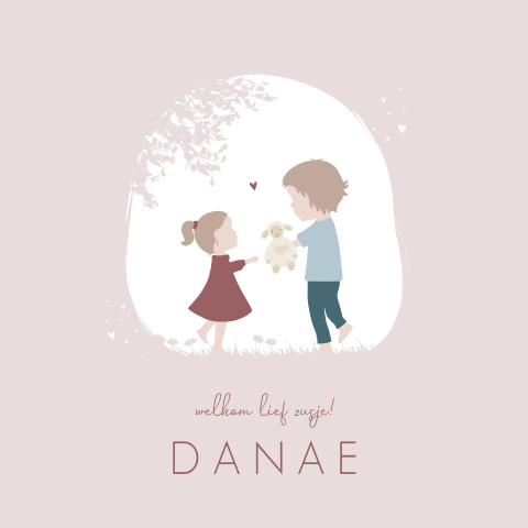 Geboortekaartje Meisje HappyHorse Zusje Broertje