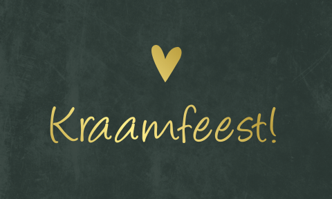 Label Kraamborrel Kraamfeest Geboorte Folie