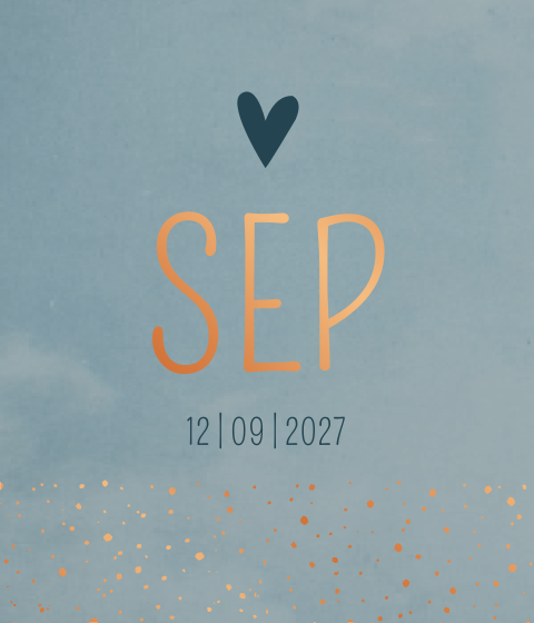 Label Mini Geboortekaartje Leerkracht Leraar