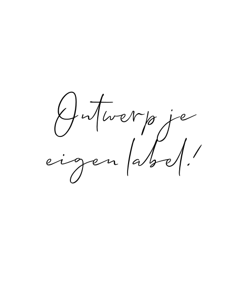 Ontwerp je eigen large label