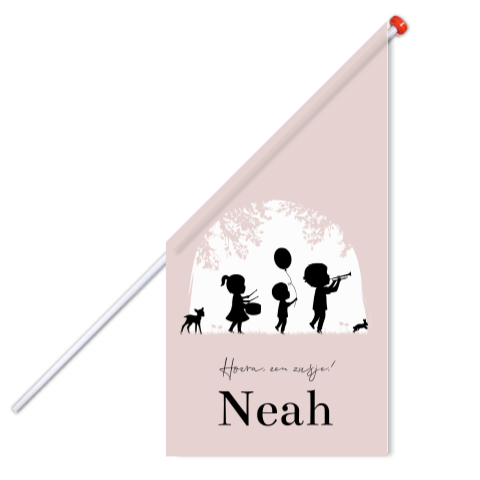 Vlag Muziek Fanfare Optocht Kindjes