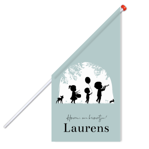 Vlag Fanfare Muziek Optocht Kindjes