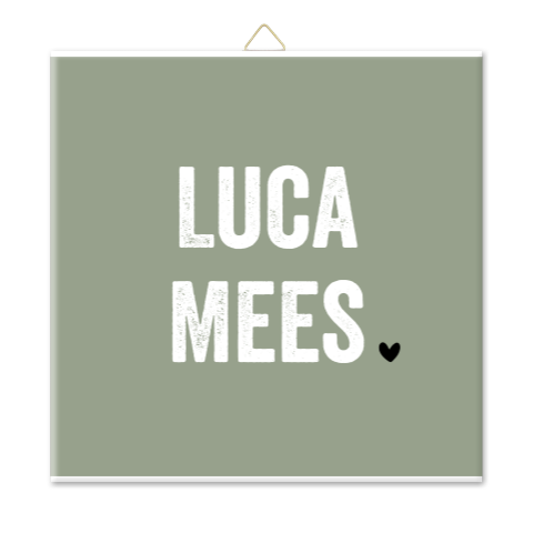 Geboortetegel Geboortetegel met naam