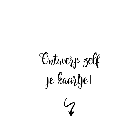 Enkele kaart organisch vierkant blanco