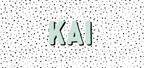 Hip en stoer geboortekaartje voor een jongen met zwart stipjes