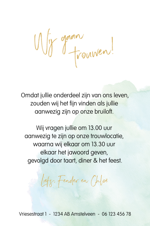 Kaart binnenkant