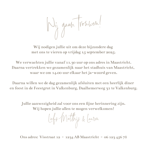 Kaart binnenkant