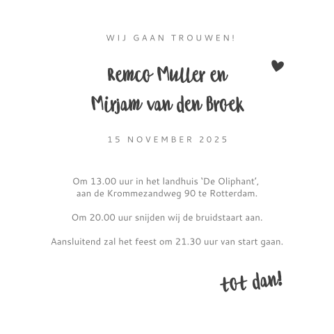 Kaart binnenkant