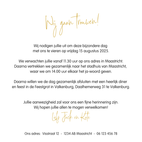 Kaart binnenkant