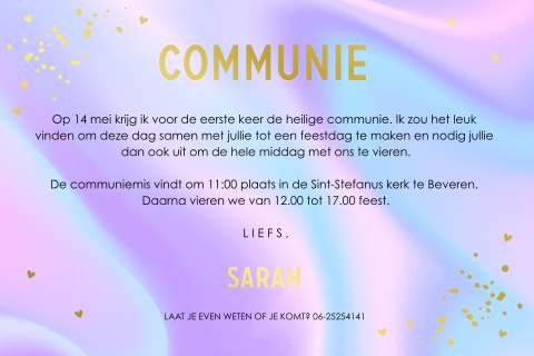 Kaart binnenkant
