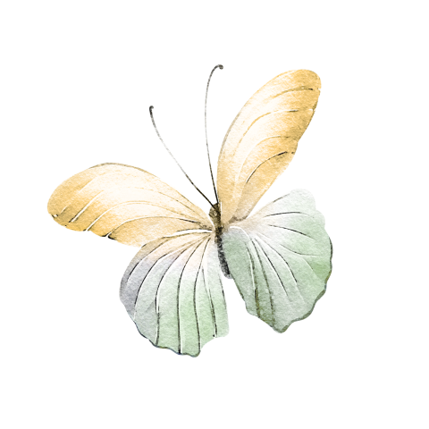 Sluitstickers communie vlinder | 25 stuks
