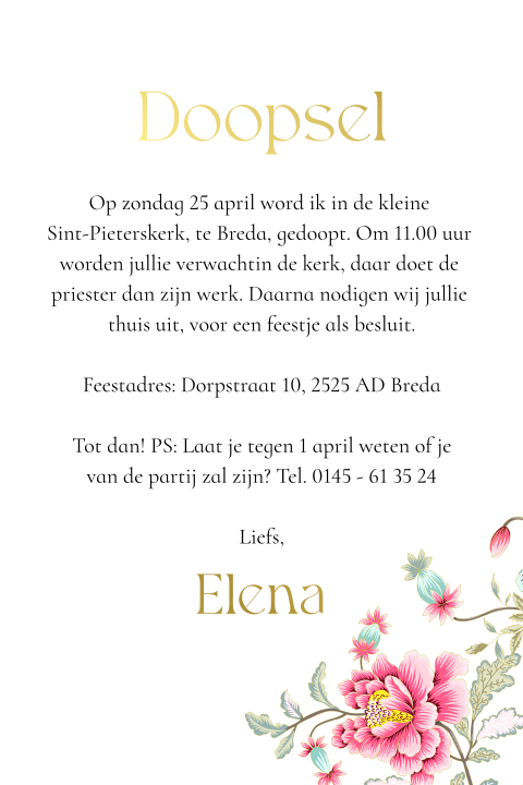 Kaart binnenkant
