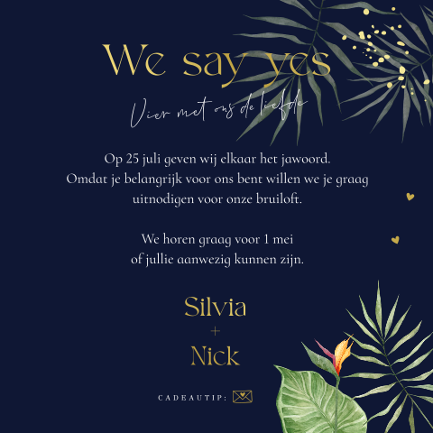 Kaart binnenkant