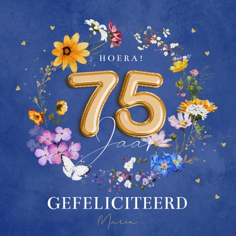 gefeliciteerd 75 jaar vrouw
