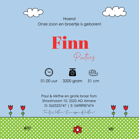 Kaart binnenkant