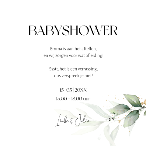 Kaart binnenkant