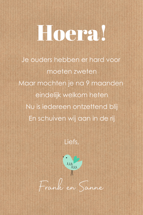 Kaart binnenkant