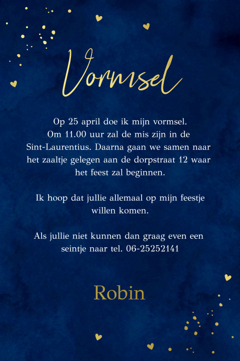 Kaart binnenkant