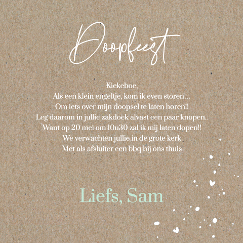 Kaart binnenkant