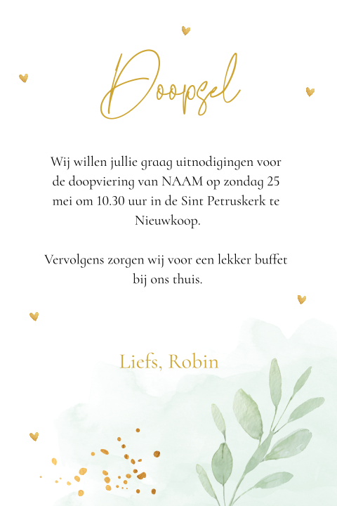 Kaart binnenkant