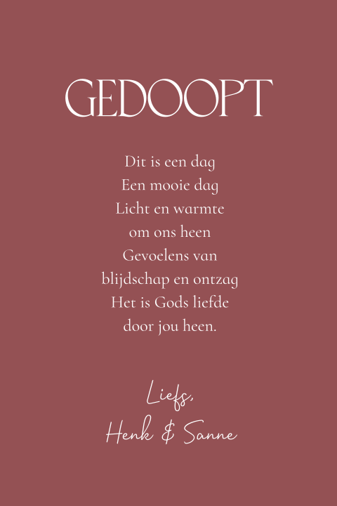 Kaart binnenkant
