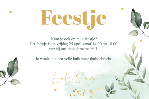 Kaart binnenkant