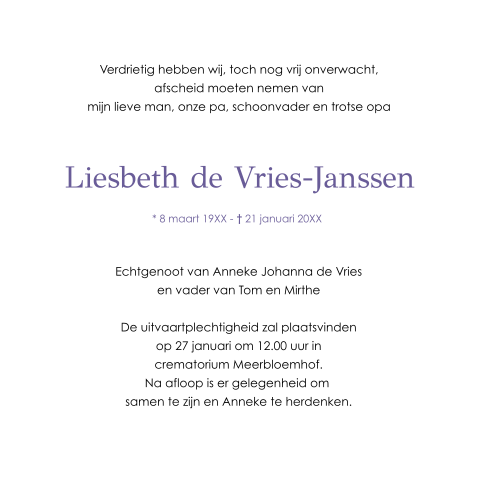 Kaart binnenkant
