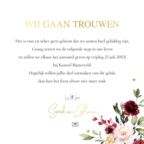 Kaart binnenkant