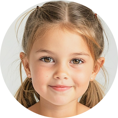 Stickers communie rond met foto