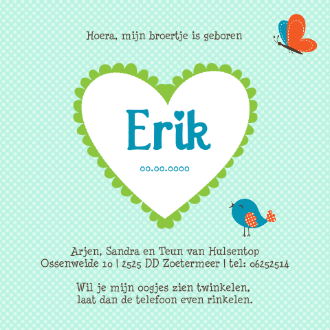 Kaart binnenkant