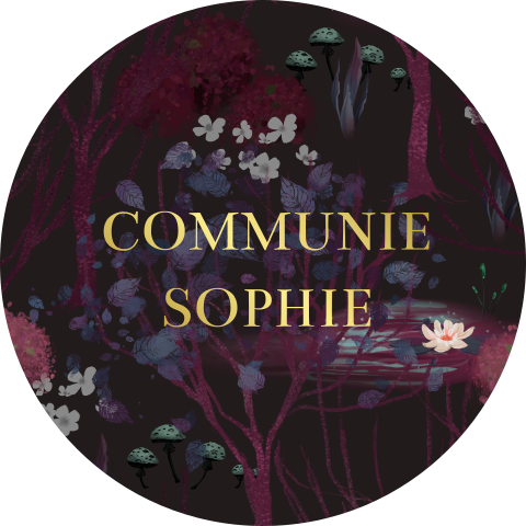 Sluitstickers communie botanisch paars naam