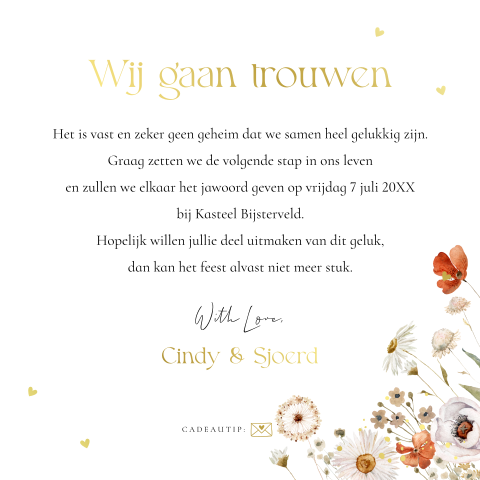 Kaart binnenkant