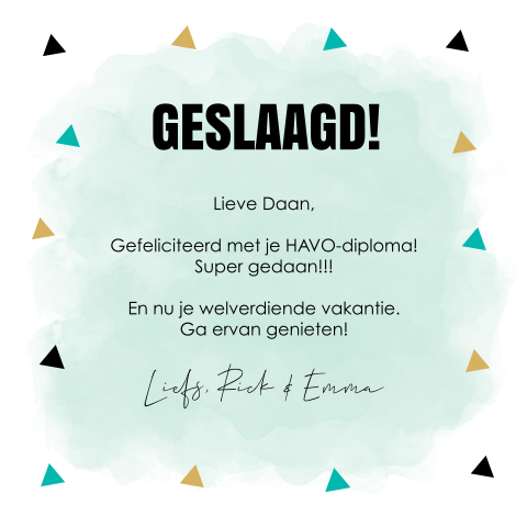 Kaart binnenkant