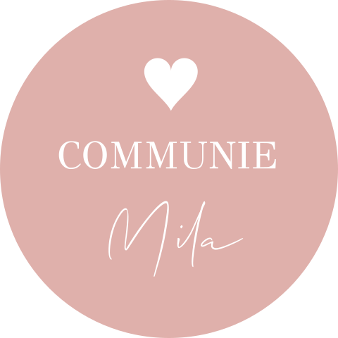 Sluitstickers communie roze hartje