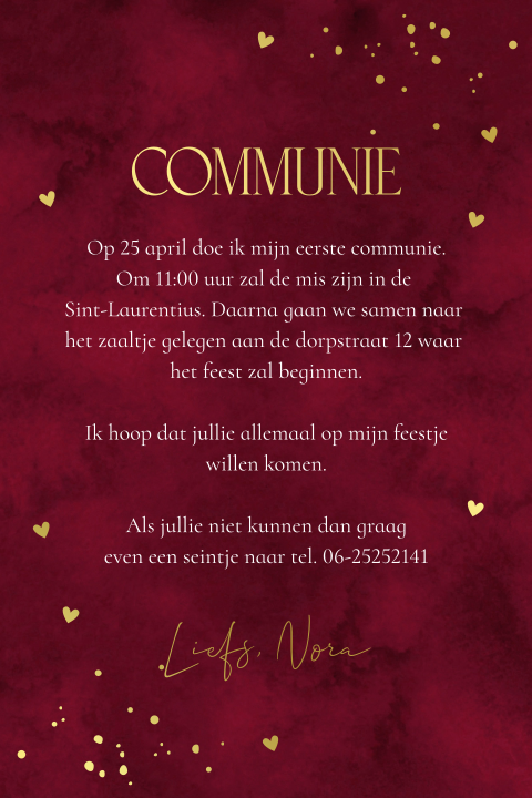Kaart binnenkant