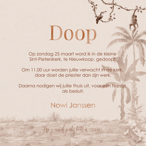 Kaart binnenkant