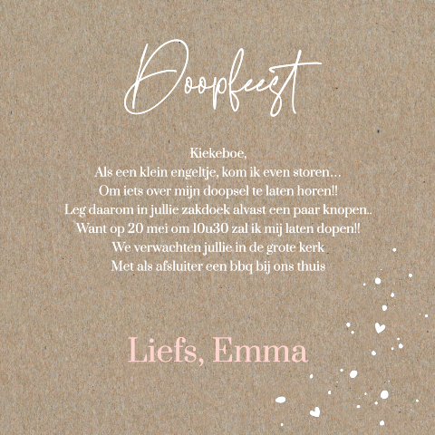 Kaart binnenkant