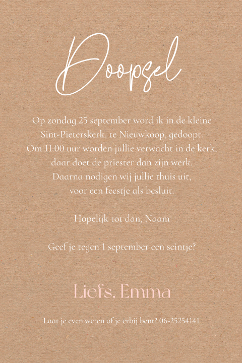 Kaart binnenkant
