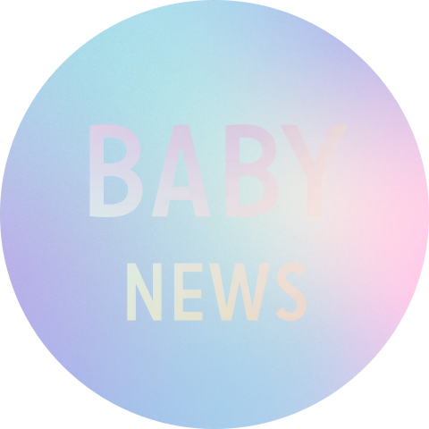 Sluitsticker baby news holografisch | 25 stuks