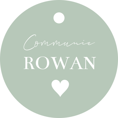 Labeltje communie rond groen naam datum