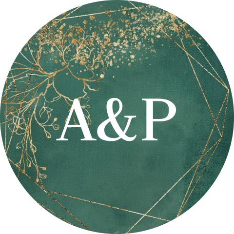 Sluitzegel donkergroen goudlook