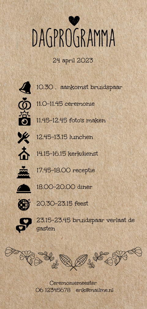 Hippe staande kraft look dagprogramma grafisch zelf maken