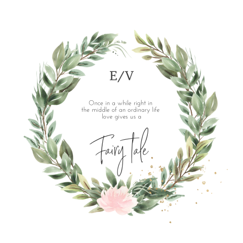 Prachtige Summer Romance save the date kaart met gedicht